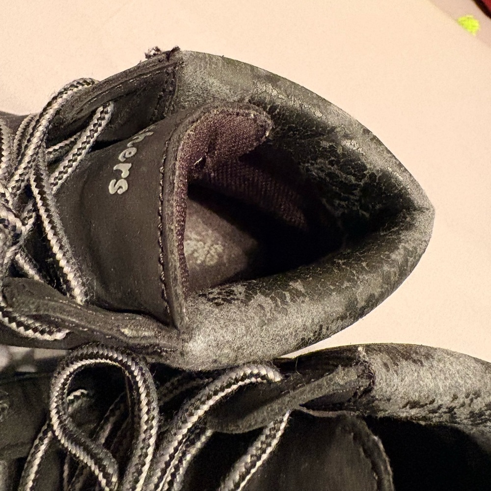 Sketchers Black Winter Ankle Boots - Picture 7 of 16